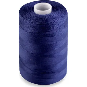 Nit Polyesterové nitě pro overlocky i klasické šití NTF 40/2 1000 m, malé, 801 modrá pařížská