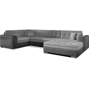 Pohovka Nábytek PEGAS s.r.o. Rohová sedací souprava DAMARIO, Monolith 84/Monolith 97, Pravá