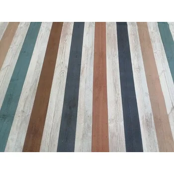 BYTEMA Dekorační látka Oceán pruhy šíře 140 cm