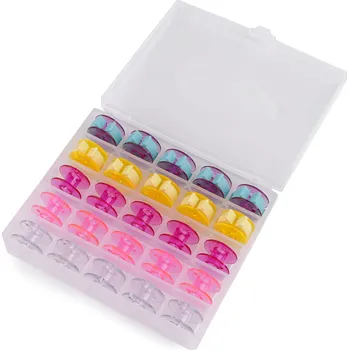 Příslušenství k šicímu stroji Box s cívkami a držáky nití k domácím šicím strojům