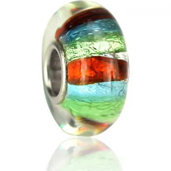 Korálek Korálek Duhový déšť skleněný - TOPBEADS