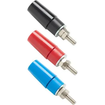 Elektrická zásuvka Pomona Electronics 73098-2 Montáž bezpečnostní zásuvka červená