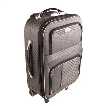 Cestovní kufr Látkový kufr varianta 11 80,5 x 56 x 27 cm šedý
