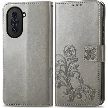 Pouzdro na tablet VSECHNONAMOBIL 51497 ART FLOWERS Peněženkový kryt Huawei nova 10 šedý