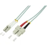 LogiLink FP3LS00 optické vlákno optické vlákno kabel 0.50 m tyrkysová [1x zástrčka LC - 1x zástrčka SC] 50/125 µ Multimo