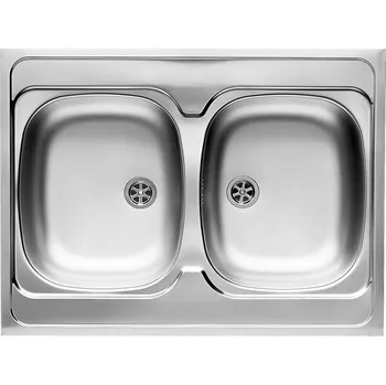 Pyramis Intl ocelový dřez 80x60 cm 100117801