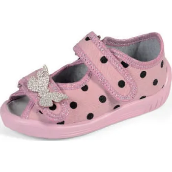 RAWEKS Dětská domácí obuv s vyndávací koženou stelkou OLA 216 Velikost: 24