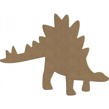 Výtvarná sada Dřevěný výřez k dekoraci Gomille, 32 x 24 cm – stegosaurus velký