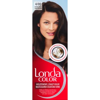 Barva na vlasy Londa Color krémová barva na vlasy 4/0 tmavě hnědá, 1 bal.