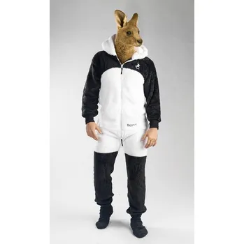 Dámský overall Dupačky teddy panda L - černá