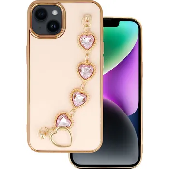 Pouzdro na mobilní telefon Trendové pouzdro pro Iphone 14 Plus design 2 light pink