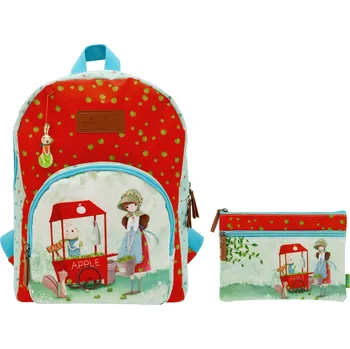 Školní batoh Santoro Školní set Kori Kumi An apple a day, s menším pouzdrem