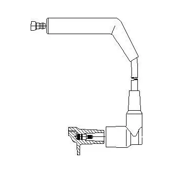 Zapalovací kabel zapalovací kabel, , 1214216, BREMI, 3A37/33
