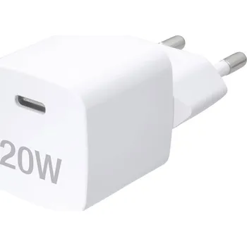 Mobilní telefon Vivanco TCVVUSBPD20W USB nabíječka, Rychlonabíječka, 1x USB-C®, 20 W, Dodávka energie, bílá