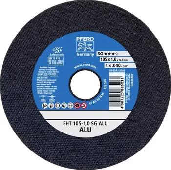 Řezný kotouč PFERD TOOLS EHT 105-1,0 SG ALU 61339430 řezný kotouč rovný 105 mm 25 ks hliník, neželezné kovy
