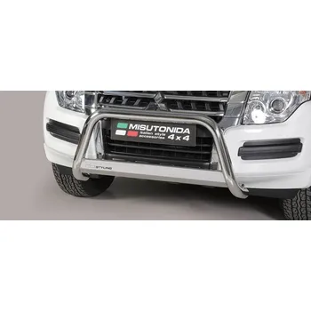 Tuning Přední ochranný rám Medium MITSUBISHI Pajero 2015- Misutonida EC/MED/K/385 Leštěný nerez