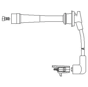 Zapalovací kabel zapalovací kabel, , BREMI, 6A76/40