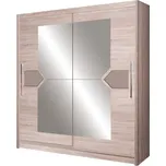 Nábytek PEGAS s.r.o. DOME - skříň DO4-15, Dub Sonoma/Capuccino