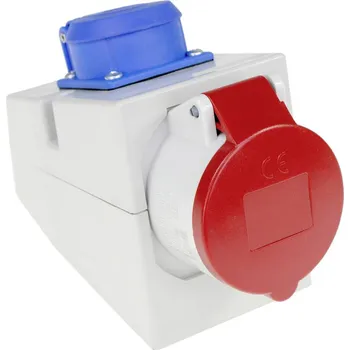 Elektrická zásuvka AS Schwabe 60437 60437 CEE zásuvka na stěnu, 16 A, 5pólová, 400 V, 1 ks