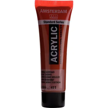 Vodová barva Akrylová barva Amsterdam Standard - 411 Burnt Sienna Objem: 20 ml