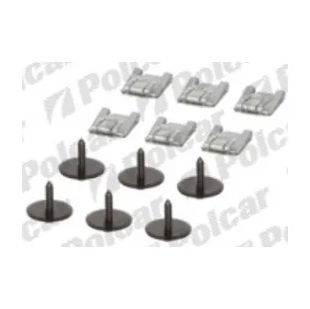 Nárazník Příchytky na kryt nárazníku sada 12 ks, , ECAR, ZPZ5016