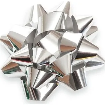 Stuha ARGUS Mašlička průměr 75mm 200280073 stříbrná