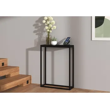 Konferenční stolek ArtAdrk Příruční stolek LUCAS | černé nohy Barva: Černá