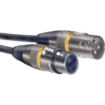 Audio kabel Stagg SMC3 YW, kabel mikrofonní XLR/XLR, 3m
