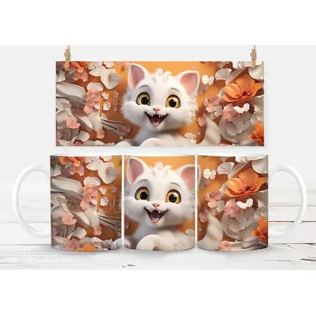 Keramický hrneček - kočička 15