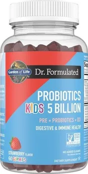 Garden of Life Dr. Formulated Probiotics Kids 5 Billion jahoda 60 bonbonů