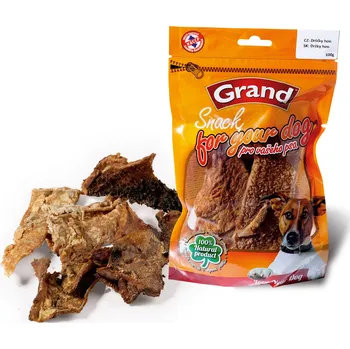 Pamlsek pro psa Sušená pochoutka pro psa Drštky GRAND 100g