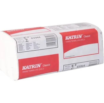 Papírový ručník Ručník papírový skládaný KATRIN Z-Z 2vrstvý BÍ (150ks)