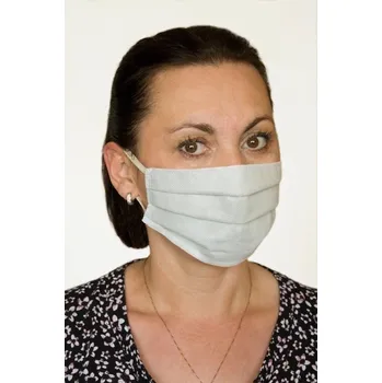 rouška Ochranná rouška se stříbrem - skládaná - třívrstvá - bílá - velikost 13 OR0001