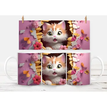 Keramický hrneček - kočička 16