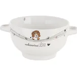 Miska NEKONEČNÁ LÁSKA pes s uchy pr. 14 cm