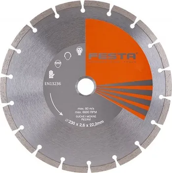 Řezný kotouč Kotouč diamantový FESTA 21323 segment 230x2,6x22,2mm