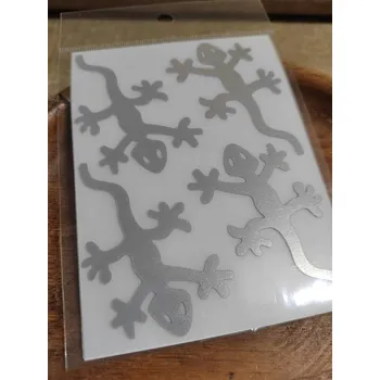 Reflexní nažehlovací motivy - ještěrky