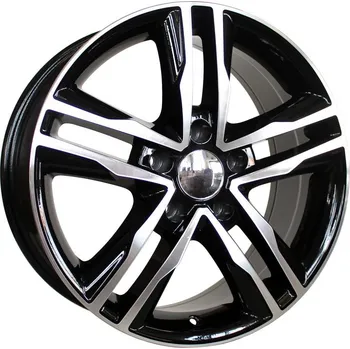 Alu kolo Alu kola Racing Line BK424, 17x7.5 5x118 ET45, černá + leštění (zátěžová)