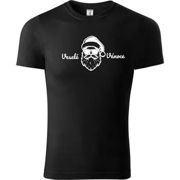 Chlapecké tričko Fenomeno Dětské tričko Santa(veselé vánoce) - černé Velikost: 110 cm/4 roky