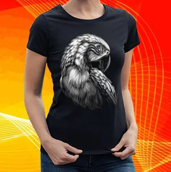 Dámské tričko dámské tričko s papouškem I XXL