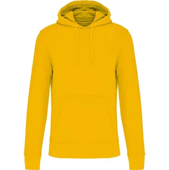 Pánské oblečení Pánská organická mikina s kapucí Kariban K4027 Barva: Žlutá, Velikost: S