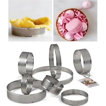 Nádoba na pečení AK Forma na tartaletky nerez kulatá Ø 20 cm