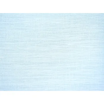 Snový svět VZOREK - Lněná látka LISA nebesky modrá