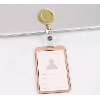 Obal na doklad Hliníkový obal s retrakčním navijákem - Zlato