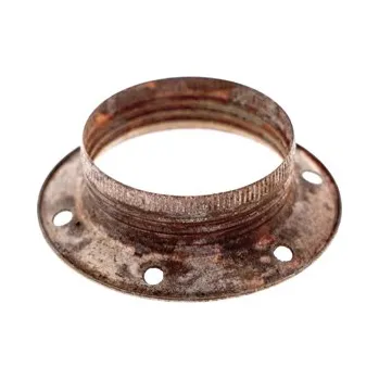 Objímka na žárovku Kroužek na objímku E14 Rusty Car Style White Vintage