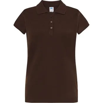 Dámské tričko Jhk Dámské polo tričko JHK511 Chocolate S