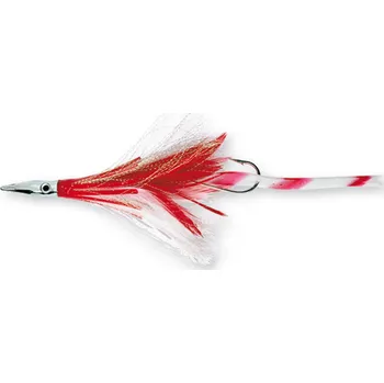Umělá nástraha WILLIAMSON Nástraha na lov na trolling Diamond Jet Feather červeno-bílá