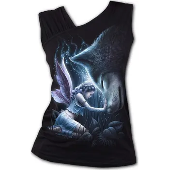 Dámské tričko Dámské tričko s vlkem Spiral SACRED BOND LG224391 Velikost: XXL