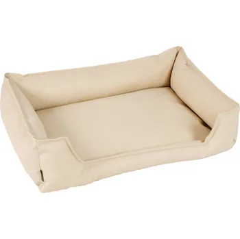 Pelíšek pro psa O´LALA PETS Pelech koženkový s bočnicemi LORD 55x45cm G1 Béžová