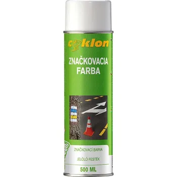 Barva ve spreji Cyklon 1903005 | Značkovací sprej biela farba, 500 ml